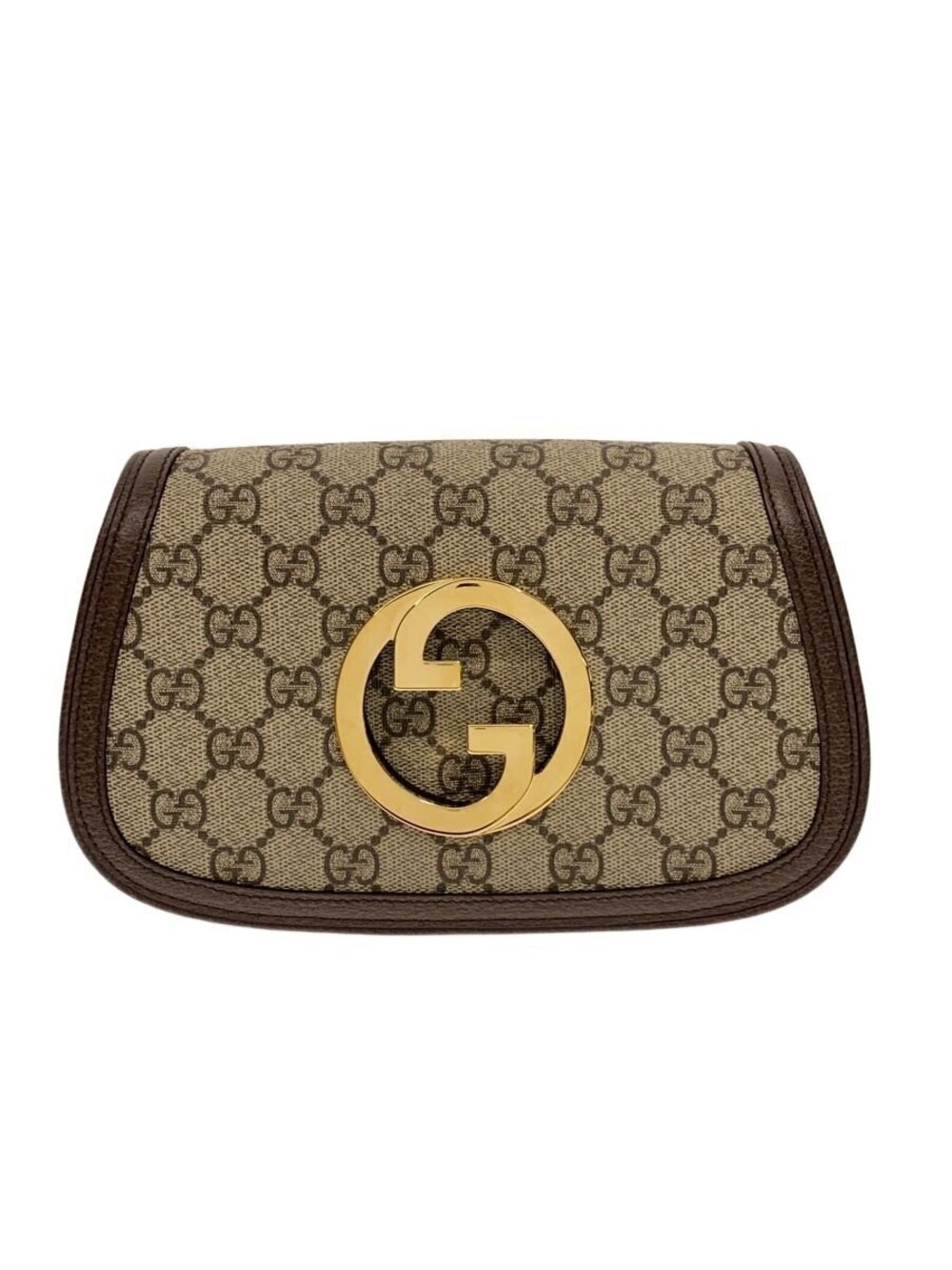 Gucci beige Pink Jumbo GG embossed Chain Crossbody Bag